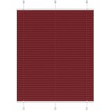 vidaXL Plisirana žaluzija bordo rdeča 110x100 cm širina blaga 109,4 cm poliester, (5000298173) | Shoptok.si