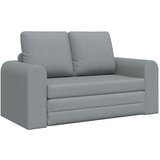 vidaXL Floor Sofa Bed 2-v-1 Svetlo siva 148x71x83 cm Tkanina Cene
