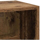 vidaXL Strani šal Star les 32.5 x 34.5 x 90 cm Konstruiran les | Shoptok.si