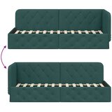  Kutni okvir kreveta Tamnozelena 80 x 200 cm tkanina | shoptok.hr