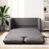 vidaXL Podni kauč na razvlačenje 2-u-1 sivi 112x174x55 cm umjetna koža Cijene
