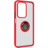 AVIZAR Ohišje s prstanom za Honor 200 Lite Podporna funkcija Zaščita pred udarci, Rdeča, (5000013529) | Shoptok.si
