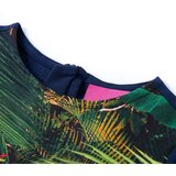  Dječja haljina s dugim rukavima modra 128 | shoptok.hr