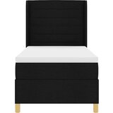  s opruga kutije s LED trakama Crna 80 x 200 cm tkanina | shoptok.hr