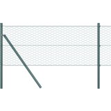 vidaXL Šesterokotna Ograja Zelena 0.6x10 m Jeklo | Shoptok.si