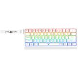 WHITESHARK Tastatura KANABO W (GK 008211) Gaming Mehanička Wireless / Bluetooth / Žična / 60% / Red Switch / White | Eponuda.com