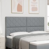  LED Naslon Dizajn Dijamantnih Blokova Svjetlosiva 180 cm Tkanina | shoptok.hr