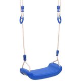  Sjedala za ljuljačke s užadi 2 kom plava 37 x 15 cm polietilen | shoptok.hr