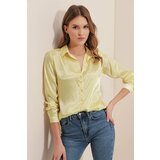 Bigdart Shirt - Yellow - Regular fit Cene