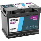 Varta exide start-stop akumulator za automobile 12V 62Ah EK620 Cene