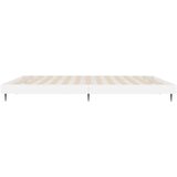 vidaXL okvir za krevet visoki sjaj bijeli 160x200 cm konstruirano drvo | shoptok.hr