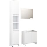 3-dijelni set kupaonskog namještaja bijeli konstruirano drvo | shoptok.hr