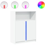Maison Chic Komoda - Predalnik z LED bela 77x34x100 cm inženirski les, (21722132) Cene