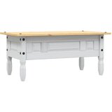  Stolić za kavu od borovine asortiman Corona bijeli 100x55x44 cm | shoptok.hr