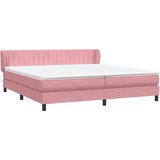 Box Spring krevet s madracima ružičasti 180x210 cm baršun | shoptok.hr