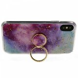 Nillkin silikonski ovitek marmor ring za samsung galaxy A71 A715 vijola z bleščicami | Shoptok.si
