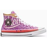 Converse Superge x Wonka Chuck Taylor All Star Swirl vijolična barva, A08154C