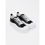 Shelvt Black and white sneakers with a thick sole | Shoptok.si