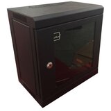NaviaTec zidni mrežni ormar 10U 350 x 300mm, jednodjelni 10", SOHO, crni | shoptok.hr