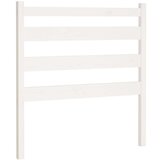  Posteljno vzglavje belo 106x4x100 cm trdna borovina, (20644861) | Shoptok.si