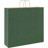  Papirnate vrećice 250 kom s ručkama zelene 54x15x49 cm | shoptok.hr