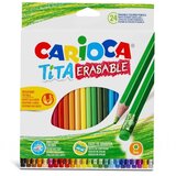 Carioca Drvene bojice sa gumicom Tita 24/1 Cene