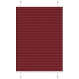  Plisirana zavjesa Bordo crvena 100x100 cm Širina tkanine 99,4 cm Poliester | shoptok.hr