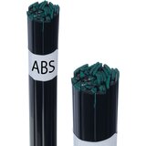 Rosfix ČRNO SPAJKALNO POLNILO ABS 50 G – MEŠANICA TRAKOV 8 MM IN TRIKOTNIKOV 3,5 MM | TALILNA T° 310–360 °C | ZA AVTOMOBILSKE PLASTIKE, (5000036429) | Shoptok.si