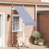 Tenda na ručno uvlačenje 100 cm plavo-bijela prugasta | shoptok.hr
