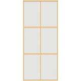  Klizna vrata zlatna 90 x 205 cm matirano staklo ESG i aluminij | Eponuda.com