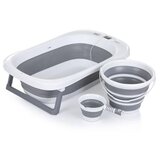 Chipolino sklopiva kadica Bali s termometrom, kantom i čašicom za ispiranje (83 cm) - grey Cijene