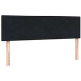 Box Spring krevet s madracem i LED crni 160x210 cm baršunasti | Eponuda.ba