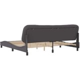  Okvir za krevet s uzglavljem sivi 200x200 cm od umjetne kože | shoptok.hr