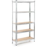 Wiltec kovinski skladiščni regal 90x45x180cm brez vijakov 17 | Shoptok.si