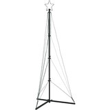 vidaXL Lučke za novoletno jelko 363 LED diod hladno bele 182 cm | Shoptok.si