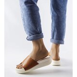  Brown wedge sandals Monferrato | ePonuda.com