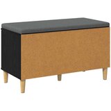  Haldna klop z blazino z vrati Črna Orehovina 80 x 38 x 46 cm, (5000155704) | Shoptok.si
