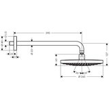 Hansgrohe 26466000 raindance select s set 240 2jet nadglavna prha | Shoptok.si