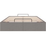  Otomanski okvir kreveta bez madraca smeđesivi 120x200cm tkanine | shoptok.hr