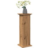 vidaXL Stalak za izložbu s spremištem boja hrasta 31x30x90 cm drveni | shoptok.hr