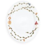 Kähler Design Porculanski pladanj s božićnim motivom 22,5x28,5 cm Hammershøi Christmas – Cijene