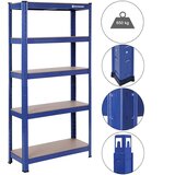 Songmics Regal GLR30Q, 5 delni, (150 x 75 x 30 cm), moder | Shoptok.si