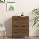 vidaXL komoda boja smeđeg hrasta 69,5x34x90 cm od konstruiranog drva cijene
