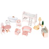 ECO TOYS Drvena kućica za lutke Laura s namje&amp;scaron;tajem Slike