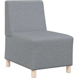 vidaXL Modularna sofa bez naslona za ruke svijetlo siva 55 cm tkanina | shoptok.hr