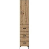  Highboard Umjetnički hrast 34,5 x 34 x 180 cm Konstruirano drvo Slike