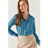 armonika Plus Size Shirt - Blue - Regular fit | shoptok.hr