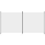 vidaXL Paravan 2-delni bel 348x180 cm blago | Shoptok.si