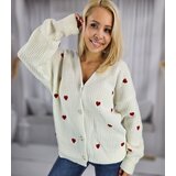 Pri Warm and cozy women's sweater with hearts for autumn SUMMER | shoptok.hr
