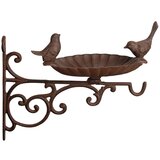 Esschert Design nosač od lijevanog željeza s pojilicom za ptice, dužina 28,1 cm Cijene